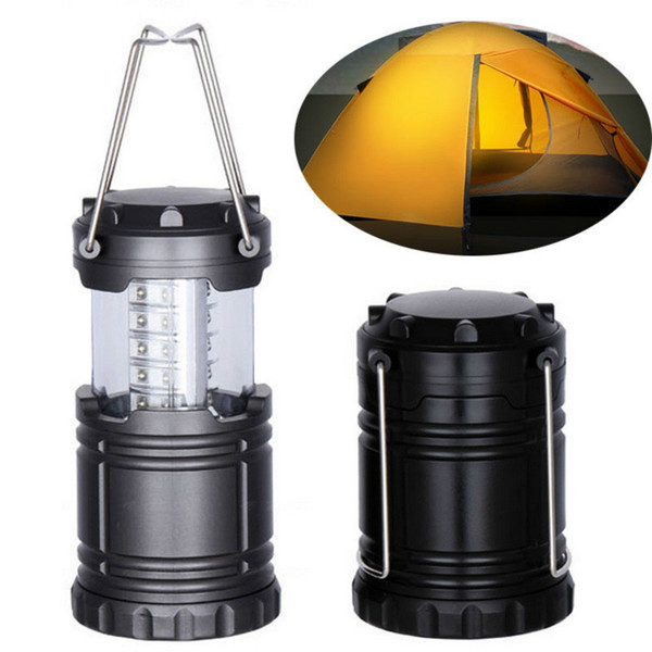 30Led LED Camping Lantern Flashlights Survival Kit for Hurricane Emergency Storm Outages Outdoor Portable Lantern Collapsible Tents Light