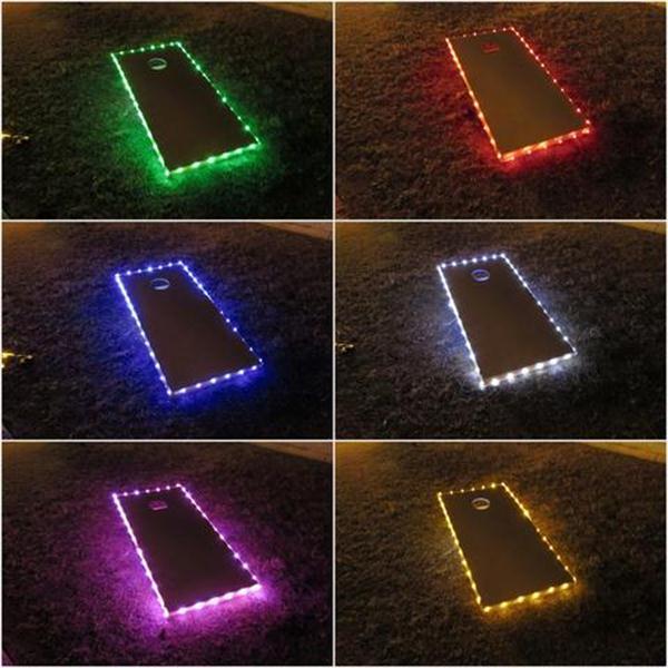 Edge Cornhole LED light for cornhole board 2pc LED Cornhole Edge Lights MIX/MATCH COLORS!