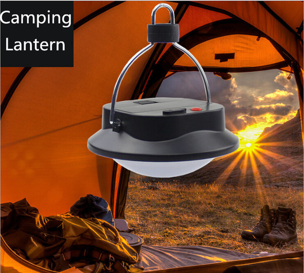 Solar Camping Lanterns Tent Campsite Hanging Lamp 200LM 60LED 3 Mode Solar Power USB Charging Phone Charger Rechargeable Outdoor lamp