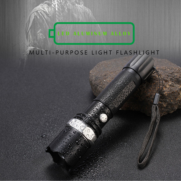 Concentrated small flashlight charging aluminum alloy flashlight charging light outdoor flashlight