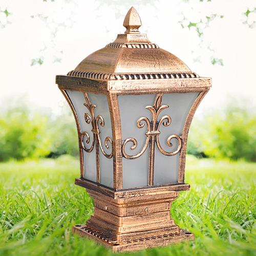 2016 led post lanterns bronze black finish warm white cold white post light outdoor lighting fixture aluminum body frosted glass