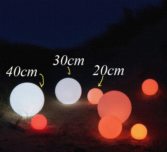 Waterproof RGB garden lamp ball Lights light lotus lamp guard lamp guard