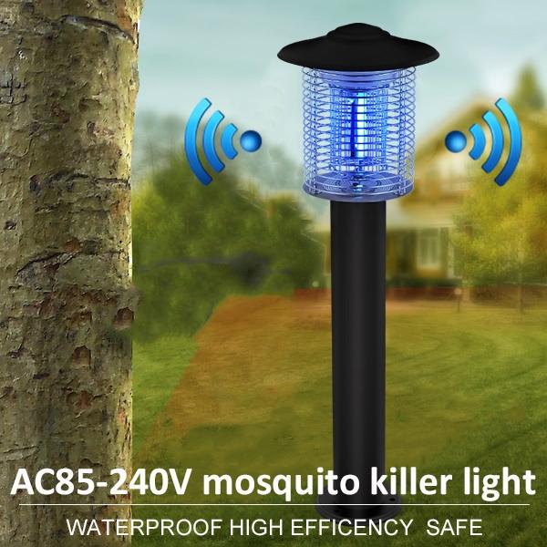 outdoor garden electric mosquito killer lighting stainless steel waterproof outdoor landscape lamp