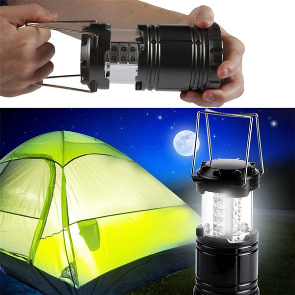 Portable Waterproof Camping Hiking Light 30 LED Lantern Lamp Outdoor Led Camping lamp Tent Light Good Packing