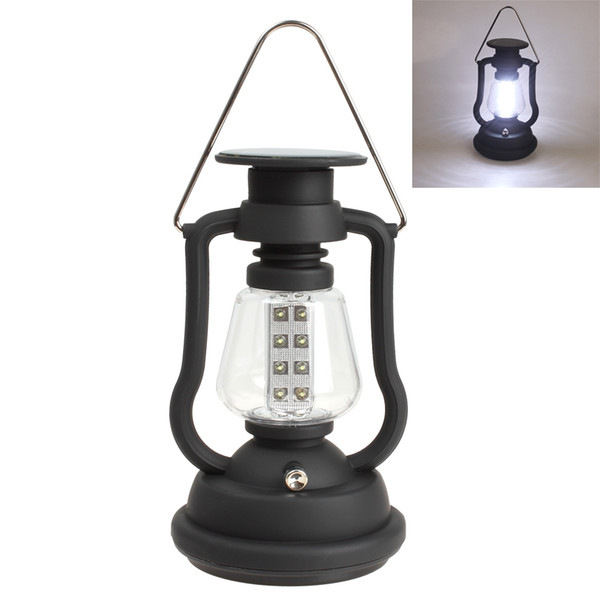 Wholesale Super Bright Outdoor 16 LEDs Solar Panel Hand Crank Dynamo Lamp Camping Lantern LEG_725