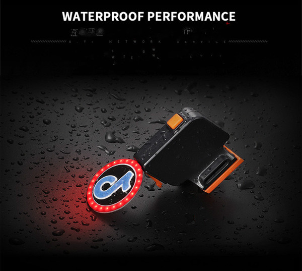 New creative LED warning taillight USB charging night highlighting equipment bicycle accessories mountain bike lights