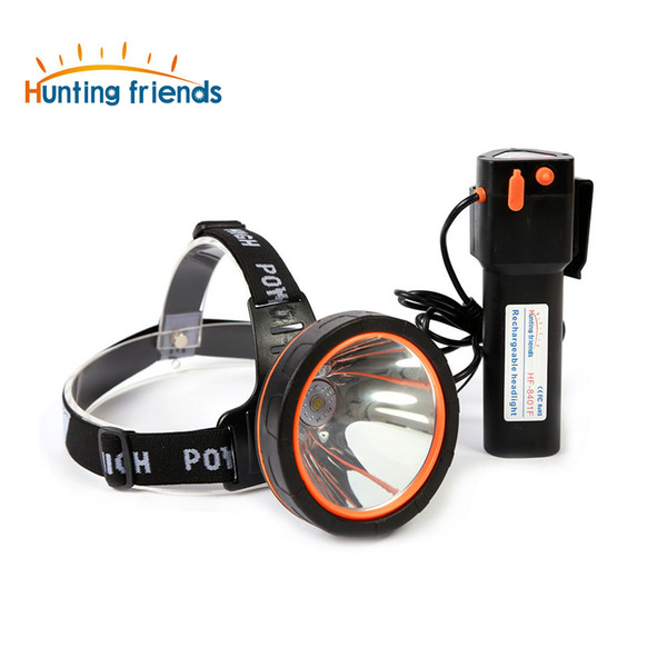 12pcs/lot High Power LED Headlamp Headlight LED Rechargeable Head Torch Waterproof Head Lamp for Fishing Hunting Camping