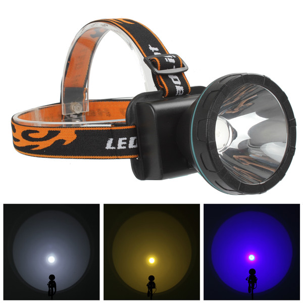 800Lumens 5W 2Modes CREE LED Headlamp Yellow / Blue / White Light for Camping Cycling Climbing LHL_107