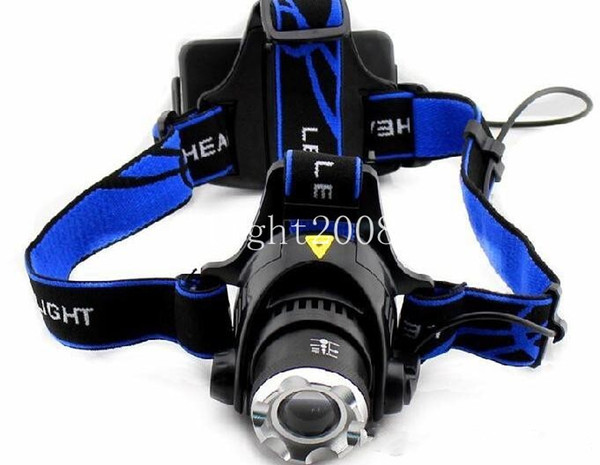 2000 Lumens CREE XM-L XML T6 LED Headlamp Headlight Flashlight Head Lamp Light + charger + Car Charger