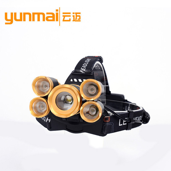 5led T6 Charge Holder Flexible Zoom 5 Aircraft Lamp Exceed Light Headlights