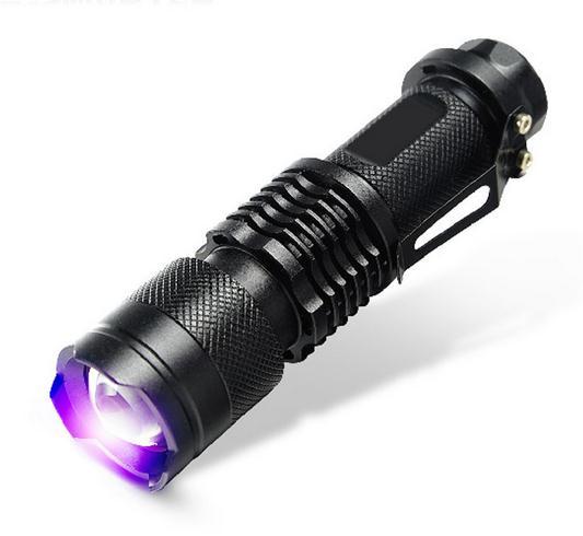 Hot sell Ultraviolet inspection money flashlight Violet light 365nm fluorescent agent detection lamp