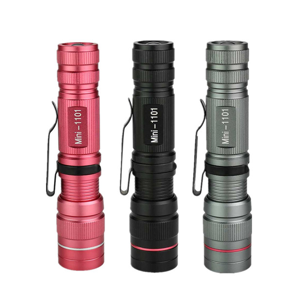 Q5 LED Flashlight Waterproof Dimmable Linternas Lampe Torch 1 x AA or 1 x 14500 Flash Light for Hiking