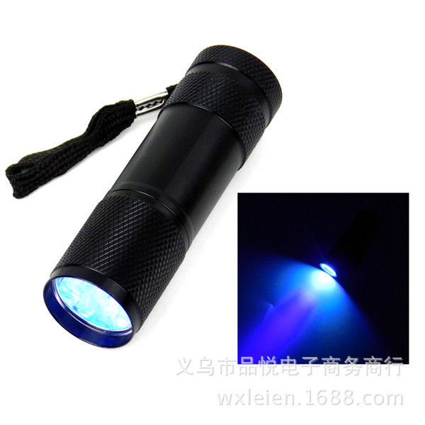 Direct manufacturers 9LED UV detector UV multifunctional flashlight flashlight