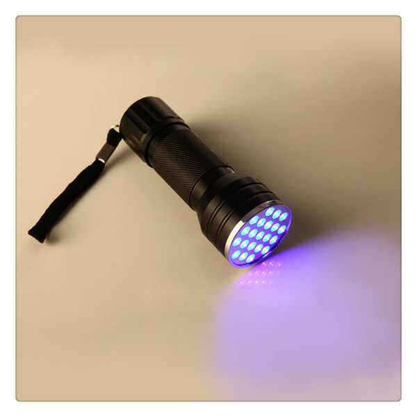 21 LED UV Ultra Violet Blacklight Pocket Flashlight Mini Torch Light Portable Lamp for Pet Stains Counterfeit Money Detector