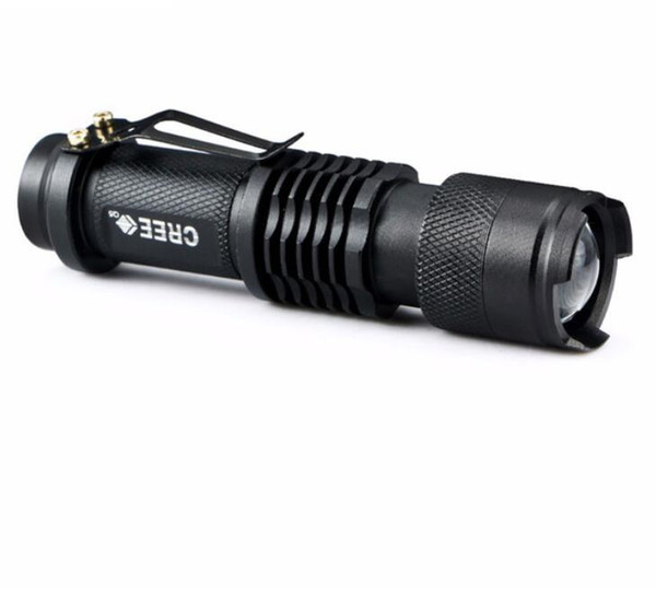 New Mini Flashlight 2000 Lumens CREE Q5 LED Torch AA/14500 Adjustable Zoom Focus Torch Lamp Penlight Waterproof For Outdoor