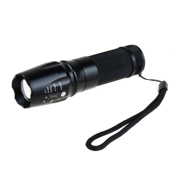 XM-L T6 2000 Lumens,5 Adjustable Modes Zoomable LED Tactical Flash light 18650