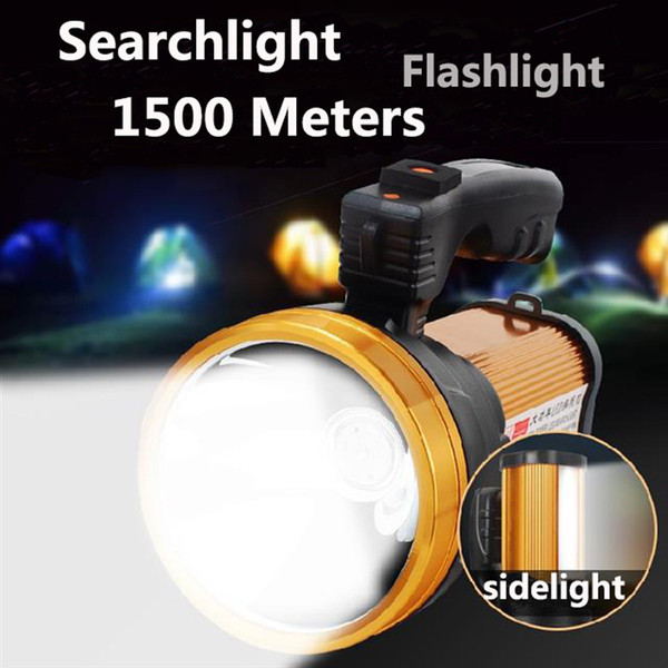 Jeanight Super Bright Flashlight Long Distance Led Searchlight Lantern Portable Flashlights Hunter Lamp Rechargeable Light Lamp