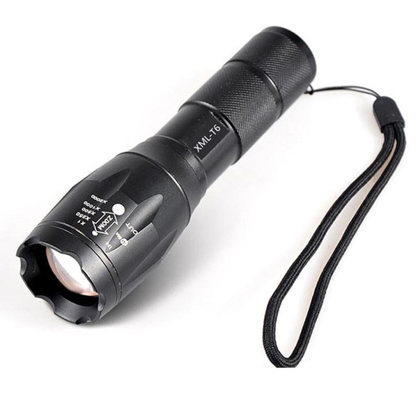 A100 LED Flashlight XML-T6 Tactical Flashlight Q5 T6 Mini Torch Waterproof pocket Flashlight Outdoor Lighting 18500 Battery