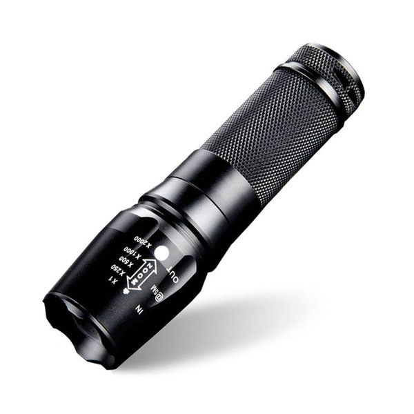 Long Range Focus Powerful Torches Zoomable T6 LED Flashlight Torch Glare L2 LED Light Flashlight Mini Waterproof Rechargeable Flashlight