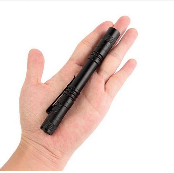 Mini Portable Pen Flashlight Pen Light LED Flash Light Torch Single Mode Flashlight Torch For Outdoor Camping