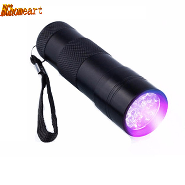 High Quality Portable Aluminum 9Led UV Flashlight Violet Light Flashlights Torch Light Lamp Tactical Flashlight Ultraviolet Lamp