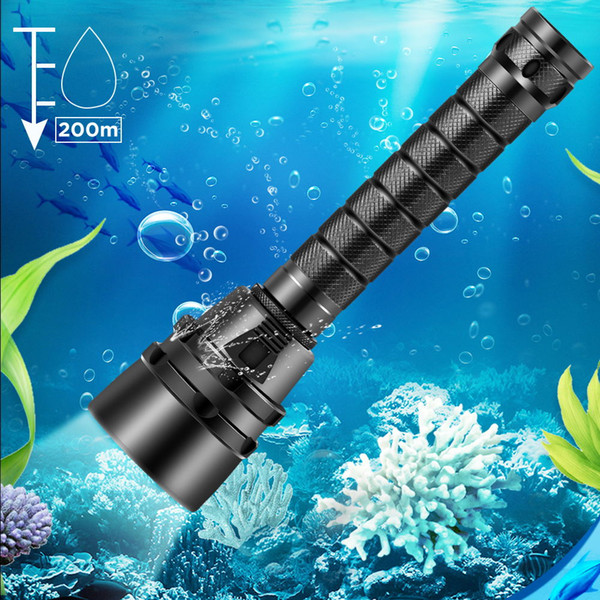 15000lumens Professional Diving Flashlight Torch 3xCREE XML-T6 Underwater 200 meter Diving linternas Waterproof Light Lamp