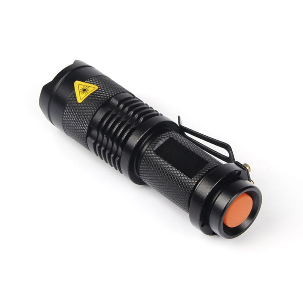 LED Flashlight Red/Green/White/UV Purple Violet Light 395nm Torch Lamp 3 Modes Zoomable Tactical hunting camping Linternas