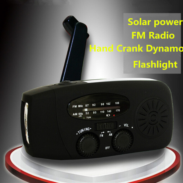 Hand Crank Radio AM/FM/NOAA Solar Radio Dynamo 3 LED Flashlight Emergency Phone Charger Solar Light YK-S63