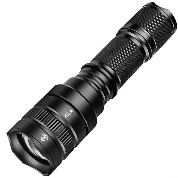 high light led flashlight rechargeable domestic zoom small portable household super-bright outdoor long range shot multifunctional