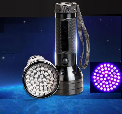 Free Mail 51 LED 395 nm UV Ultraviolet Black Flashlight 3AA mini Torch Lamp Pet Urine Stain Detector