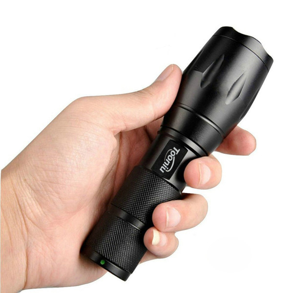 Big Promotion Ultra Bright CREE XM-L T6 LED Flashlight 5 Modes 4000 Lumens Zoomable LED Torch 18650 Battery + Charger + Clip