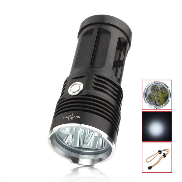 1200LM 5 x XML T6 LED Waterproof Outdoor 4-Mode Flashlight Torch Lamp for Hunting / Camping LEF_029