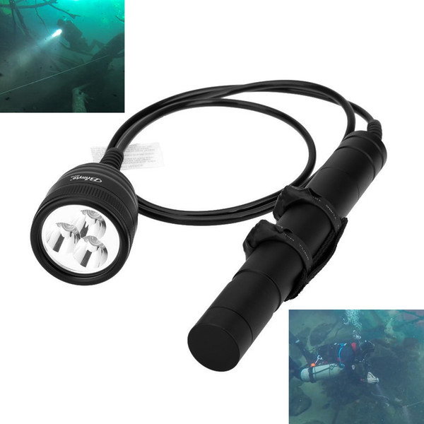 Brinyte Waterproof High Power Underwater 150m 3000LM Magnetic Switch 3x XM-L2 LED Diving Flashlight Torch Lanterna Lamp LEF_40M