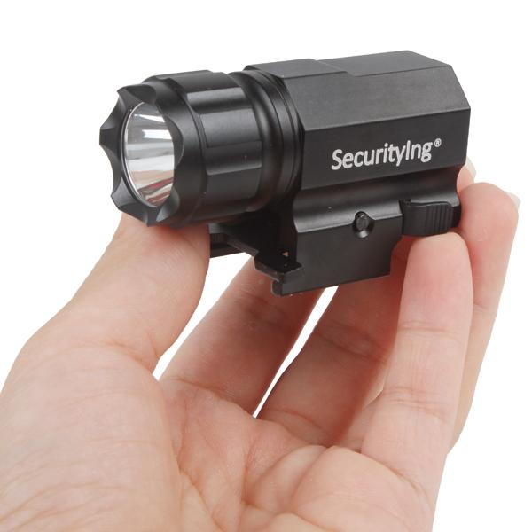 SecurityIng 600 Lumens CREE R5 Portable Waterproof Aluminum alloy 2 Modes LED Tactical Flashlight P05 LEF_SH0