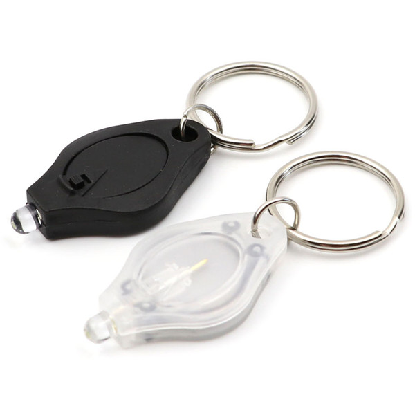 Black color Led Light Mini LED Keychain White Light 22000Mcd Flashlight With Keychain Electric Torch