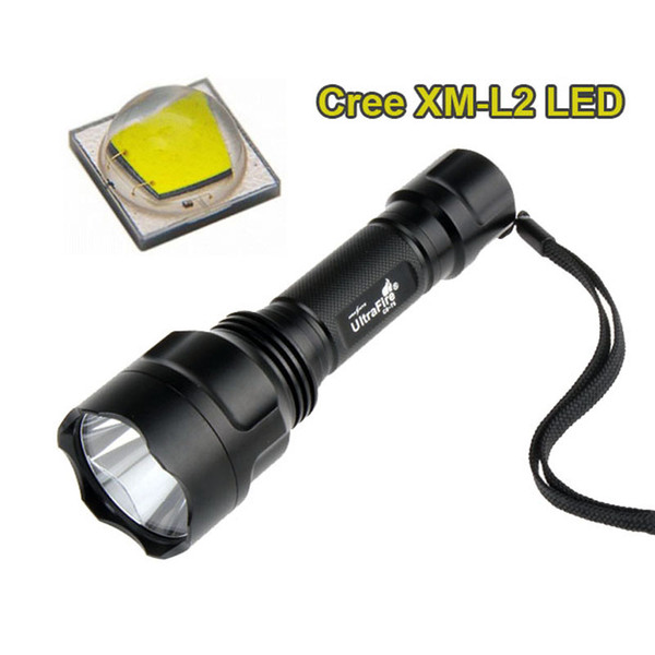 High Quality Cree XM-L2 U2 LED Torch lanterna led 1 mode/5 Modes Optional tactical Flashlight lanterna tatica 18650 flashlight