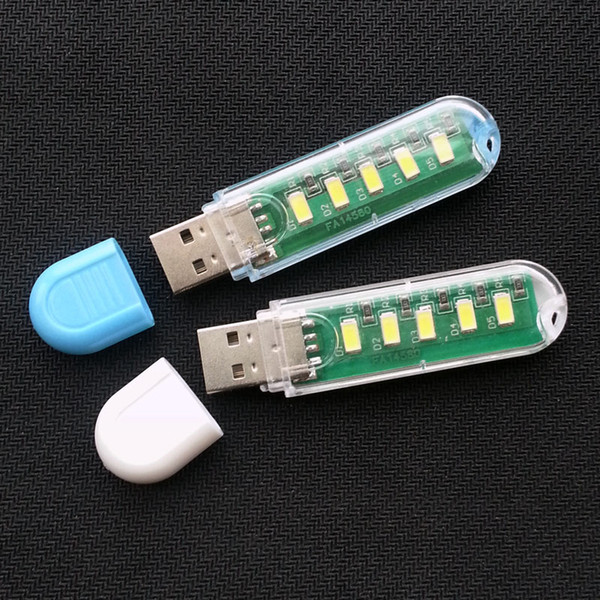 Portable USB lamp 5 LEDs Mini Night Light Novelty usb Lighting USB notebook computer Lamp led lamp SMD 5led light