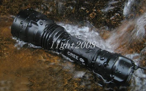 UltraFire C8 Cree XM-L Q5 5-Mode 1200LM Camping LED Flashlight Torch 18650 Light Lamp