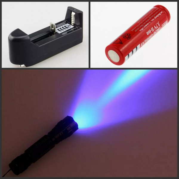 3W WF-501B CREE UV LED Flashlight Purple Light UV 395-410nm Ultraviolet Flash Torch Lamp Portable Lantern Linternas Money Stain Detector