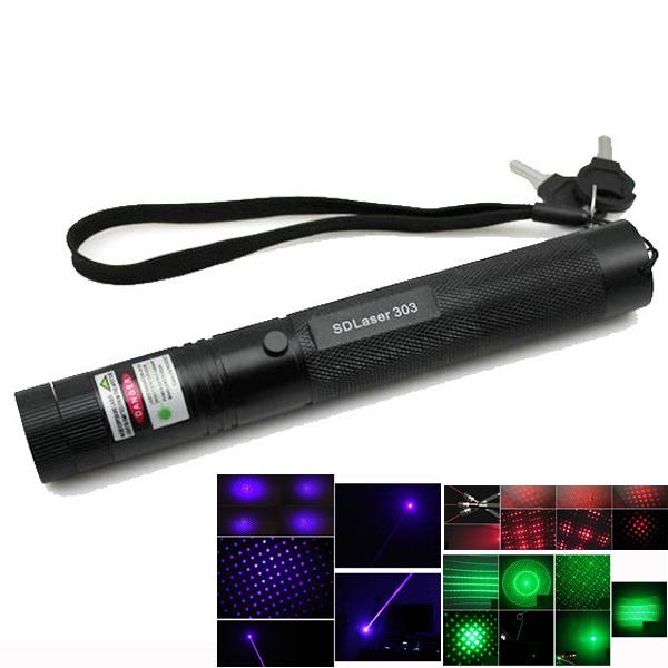 200mW 532nm Output wavelength 303 Green laser/Red laser/Purple laser pointer with Twinkling star effect