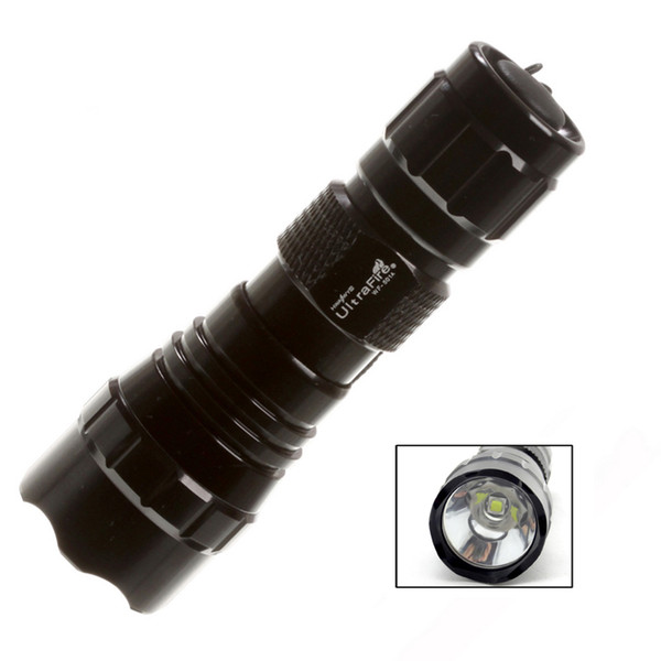 WF-501A Mini Black Traffic flashlight Waterproof L2 U3 5-mode LED tactical Flashlight penlight