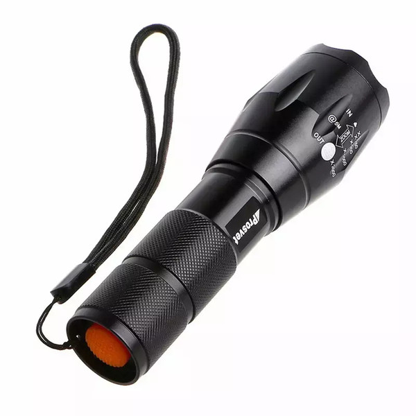 waterproof newestE17 XM-L T6 3800LM Tactical cree led Torch Zoomable cree LED Flashlight Torch light for AAA or 1xRechargeable 18650 battery