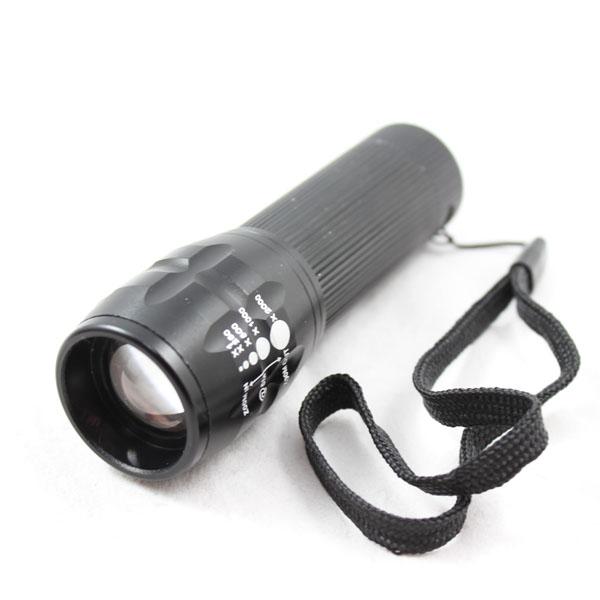 Mini 300LM CREE LED Smooth Reflector Flashlight Torch Outdoor Lamp New