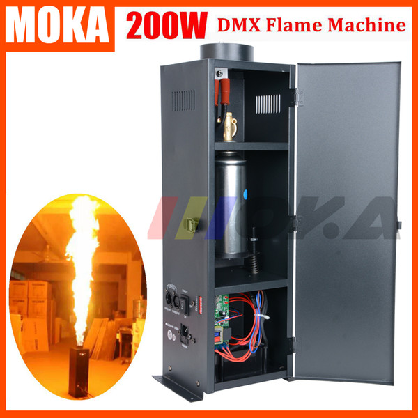 200W Four Corner stage flame machine Spray Fire Machine Dmx Flame Projectors Stage Equipment DMX Fire Machine