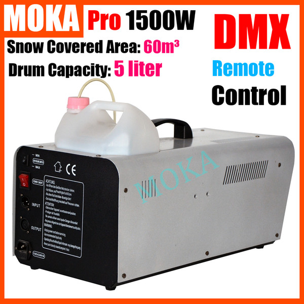 2pcs/lot Moka MK-S02 1500w DMX512 Snow Machine Flake Stage Artificial Snow Machine Flake Effect Christmas DJ