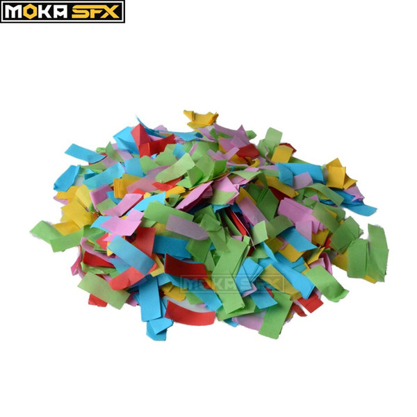 5KG Rectangle Shape Colorful Confetti Paper for Confetti launcher Machine use for Wedding Party concert celebration