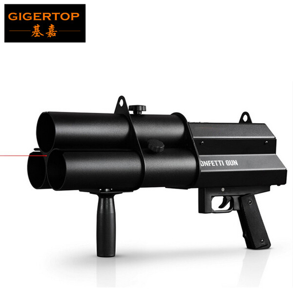 Amazing Effect 3-Head Confetti Gun / FX Confetti Gun Battery Power Jet 8-10 Meters Stage Light Gun By Hand