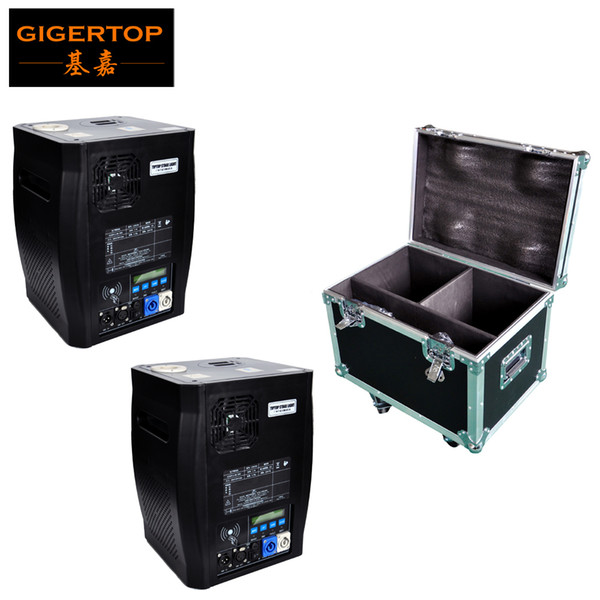 Gigertop 600W Cold Fireworks Machine DMX Control High Power Sparcular Stage Effect Machine LED Display 2IN1 Flightcase Packing