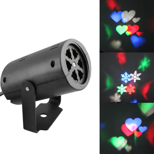 led wall decoration laser light LED pattern lights, rgb colour 2 pattern card change lamp Projector Showers led laser light for holiday