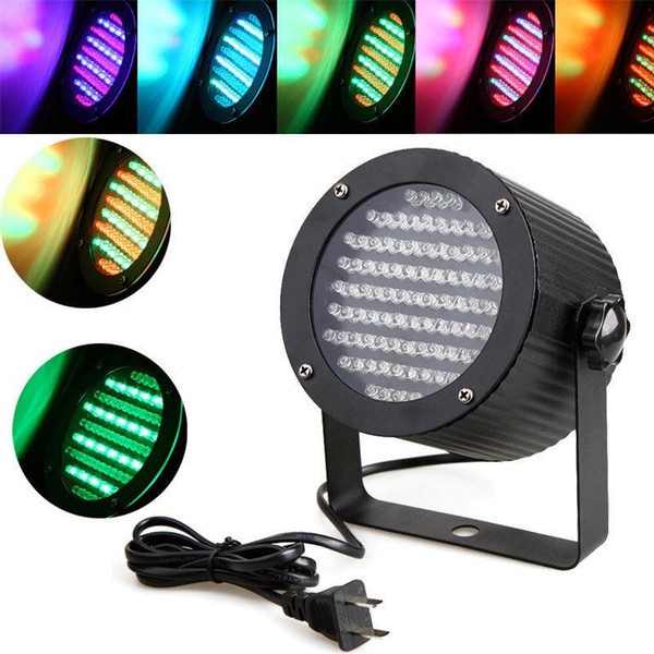 Professional Stage Light 25W 86 RGB LED Light 4 Channel DMX512 Control Lighting Projector DJ Party Disco Stage light US plug H8813US